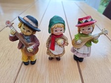 Vintage Figures Children Austria Germany made in Hong Kong 70's x 3