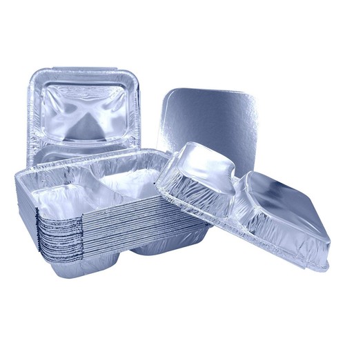 Compartment foil food - 2-compartment,