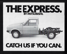 MITSUBISHI EXPRESS ONE TONNE CAB/CHASSIS SPECIFICATIONS BROCHURE NOVEMBER 1981