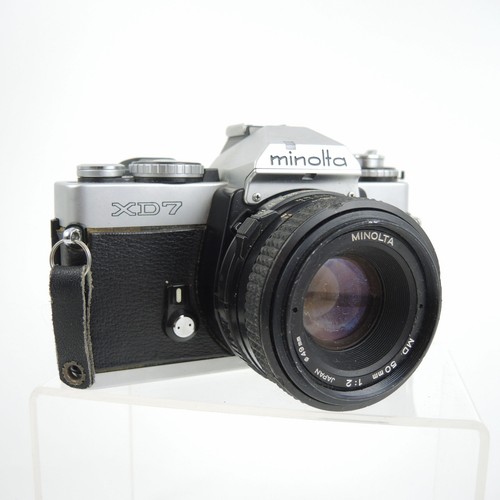 Minolta xd7 35mm slr vintage - minolta,
