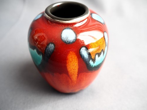 Poole pottery volcano small - pottery,