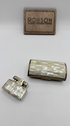 Rare ronson mother pearl - mother, of