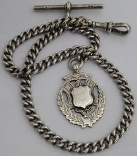 Antique solid silver pocket