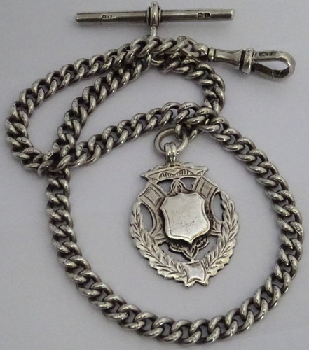 Antique solid silver - , pocket