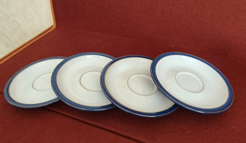 Denby imperial blue saucer 4 - saucer, x