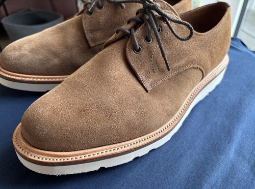 Sanders derby suede shoes - suede,