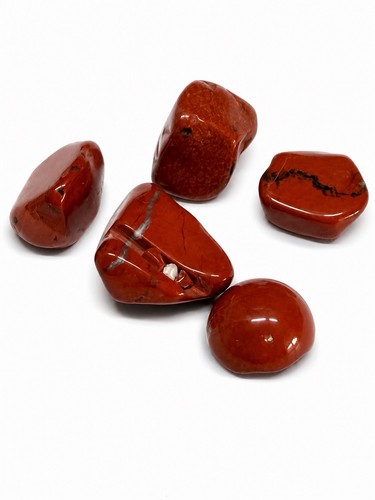 Red jasper tumbled stones - jasper,