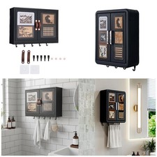 Black Bathroom Wall Cabinet
