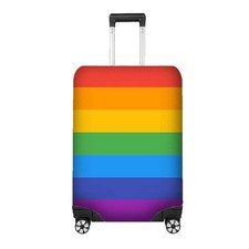 LGBTQ+ Flag Pride Suitcase Cover Travel Gift Stretch Luggage Protector Any Size