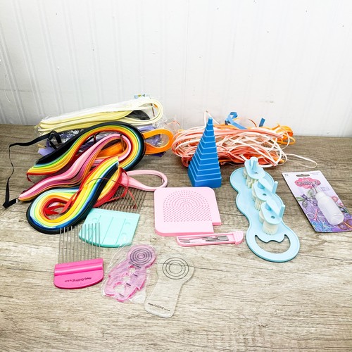 Paper quilling lot - quilling, tools