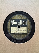 78Rpm, Pre War Blues, Leroy Carr 'You Got To Reap What You Sow' US Vocalion!