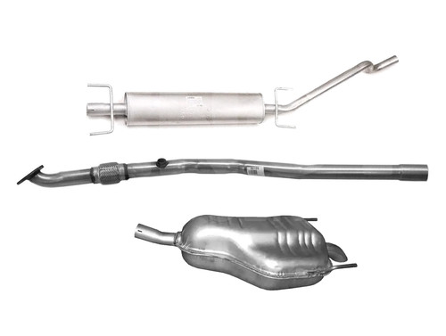 Front rear centre exhaust - front,