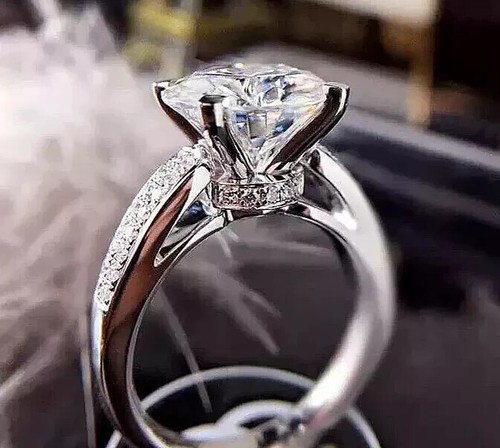 0ct round lab created - 3.0ct,