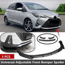 Add-Universal Fit For Toyota Yaris 2015-2020 Front Bumper Spoiler Splitter Lip