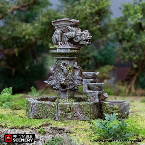 Fountain fantasy terrain - fountain,