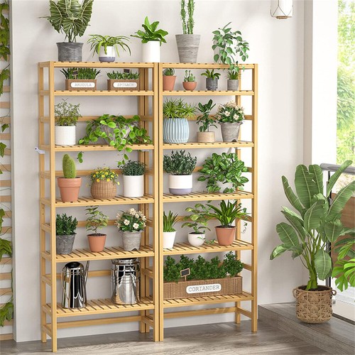 Tall large bamboo shelf - large,