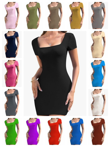 Women dress short - dress, sleeve