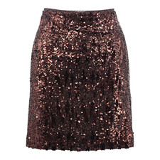 M&S Collection Sequin Mini A-Line Skirt