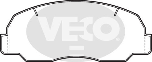 Front brake pad - set, veco
