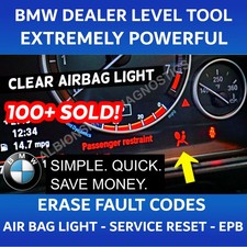 FOR BMW RESET AIR BAG LIGHT