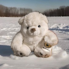 Ravensden Polar Bear Plush Soft Toy - kids toy, cuddly bear, white bear, cute 