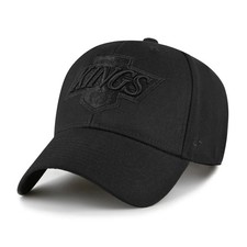 47 Brand LA Kings MVP NHL Blackout Tonal Snapback Cap / Black Black / RRP £28