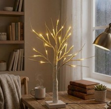 LED Twig Birch Table Tree
