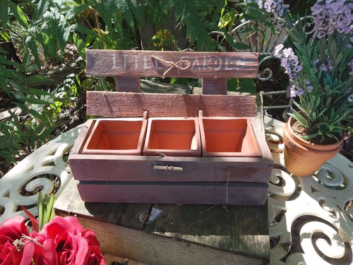 Little garden wooden plant - garden,