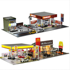 Diorama 1/64 Diecast Garage