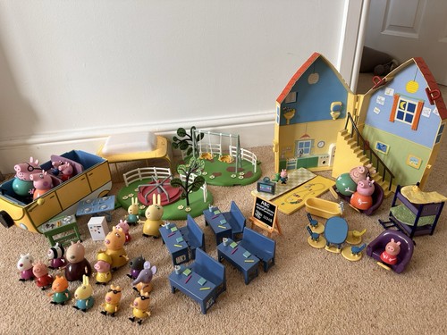 Peppa pig playset bundle - pig,