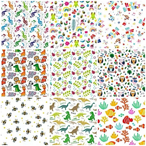 Printed poly cotton - poly, fabrics