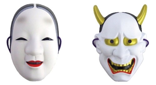 Japanese noh omote - japanese,
