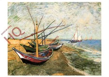 Picture Postcard- Vincent Van Gogh, Boats At Saintes-Maries