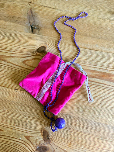 Lola rose purple round beaded - lola,