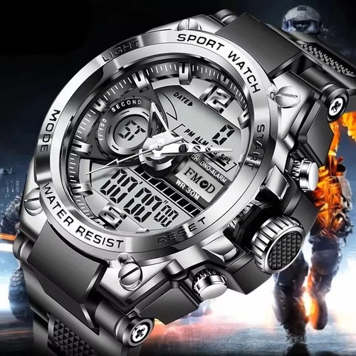 Mens military watch 50m - military,