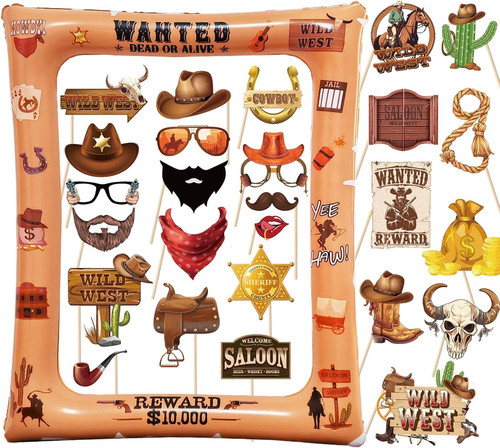 30pcs wild west western photo - western,