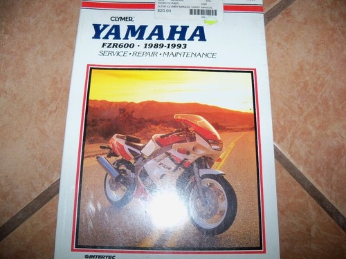 Clymer yamaha 1989 fzr600 - yamaha, 1989-93