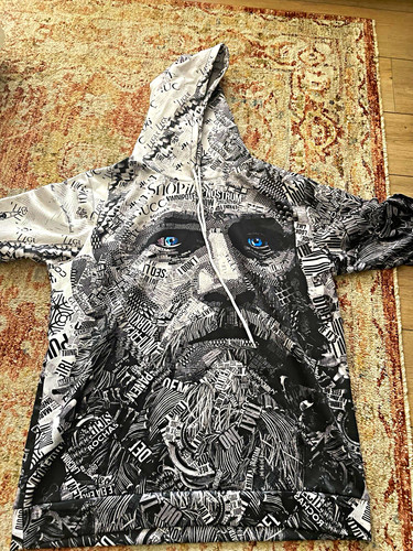Men wolf graphic print - graphic,
