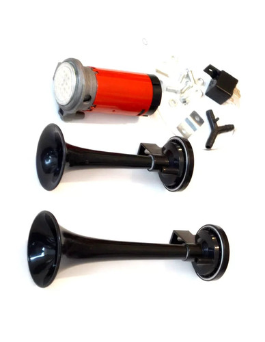 12v black front rear - 2x,