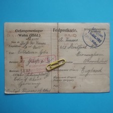 Wahn-Schiessplatz WW1 POW Camp - Coldstream Guards British Army Prisoner 1915