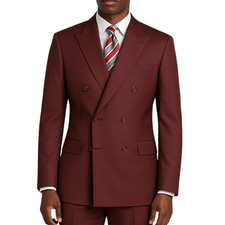 VINCI Men's Burgundy