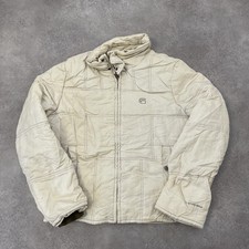 G-STAR RAW Puffer Jacket Mens Medium Military Padded Coat, Beige