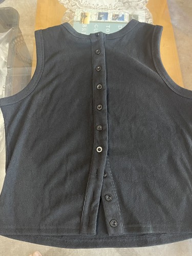 Ladies black buttoned - ladies,