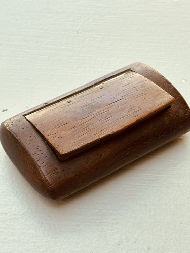 Victorian snuff box wooden