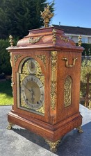 Large Victorian Winterhalder & Hofmeier Striking Mantel Clock , great Condition