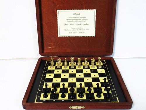 Vintage travel railway chess - vintage,