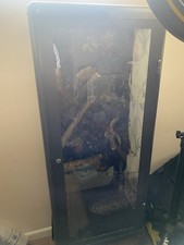 Unique Exo Enclosure Built In IKEA Cabinet Solid Metal Frame Metal Mesh At Top