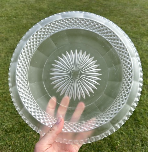 Vintage frosted clear glass - clear,