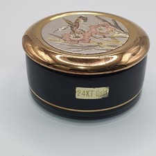 24K Gold Edged Trinket Box