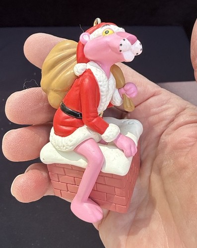 Vintage the pink panther santa - pink,